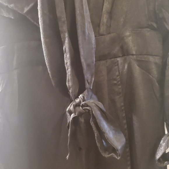 NWT! Joyfolie Mia Joy Marcella Faux Wrap Dress In Black S - Picture 7 of 15